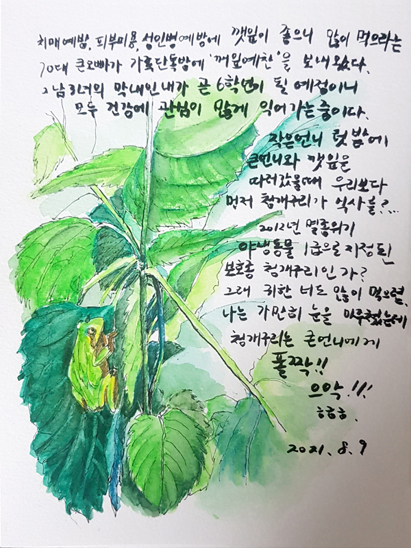 청개구리랑 함께 먹자 | 김인순