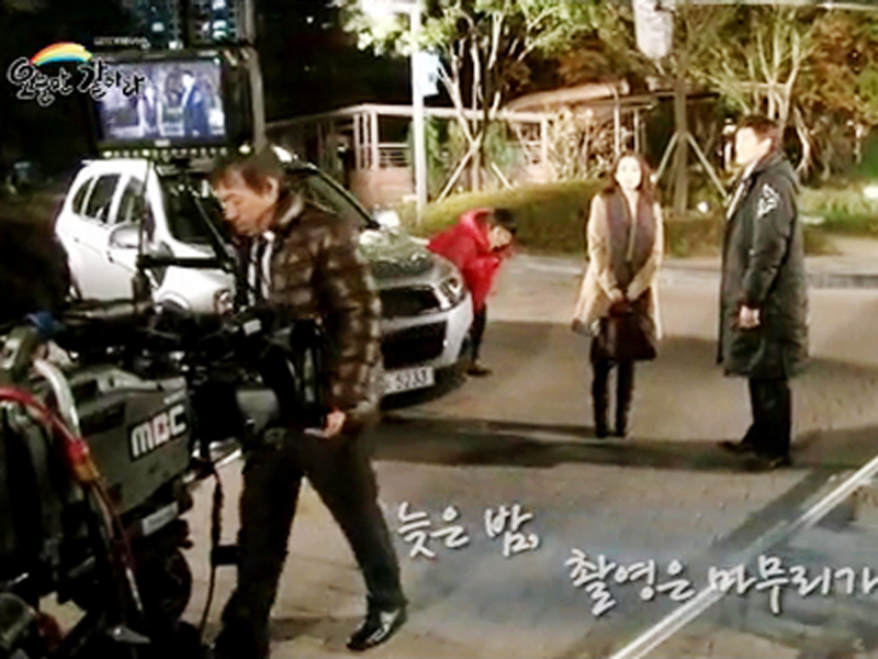 강추위속에도 촬영은 계속된다! 클립