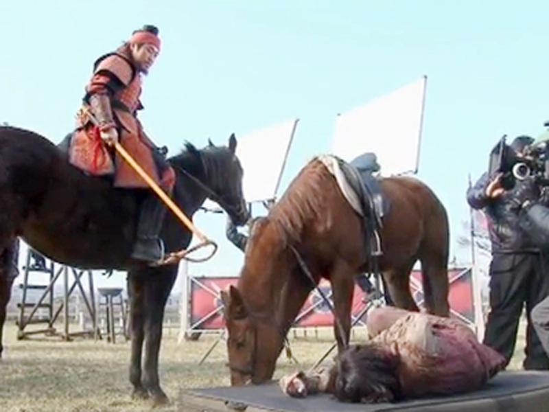 위험천만한 말 타기! 클립