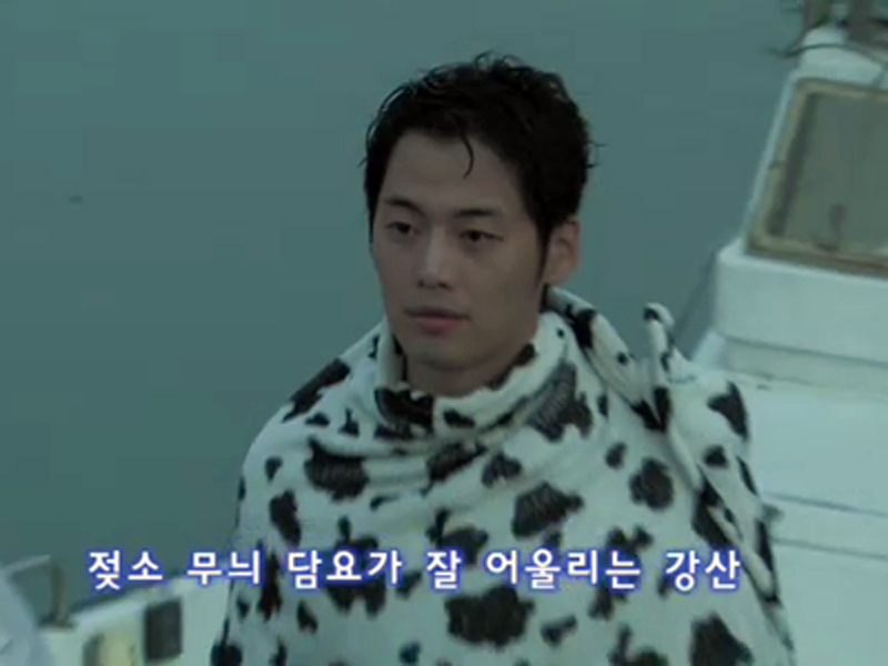 [자투리영상] 산이와 해주의 입수장면 촬영할때~ 클립