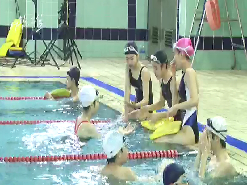 [생생현장] 수영 수업시간! 클립