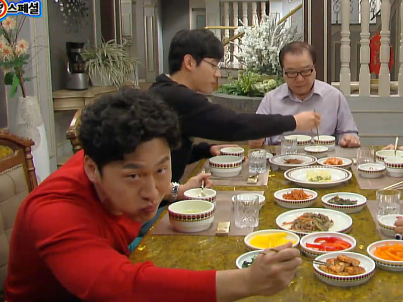 촬영 중 먹방 찍어 NG, 해피타임에 소개 [관련TV영상] 클립