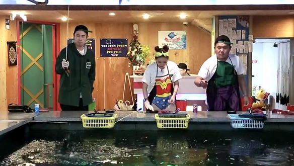 [선공개] 피오 X 세호 X 산다라의 실내 낚시터 체험! 클립