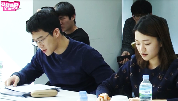 대본 리딩 현장 스케치  클립