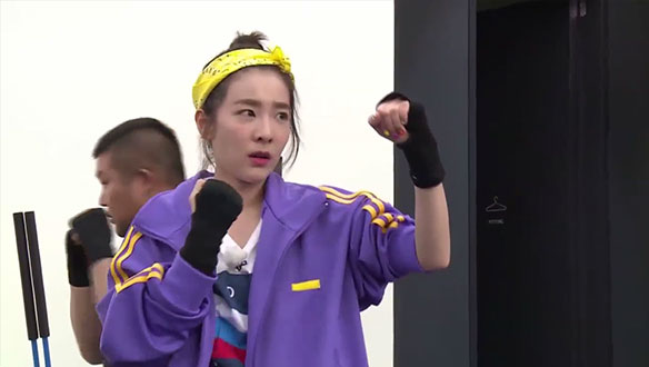 [미방분] 피오, 복싱으로 다라 누나 앞에서 남성미 뿜뿜-♥ 클립