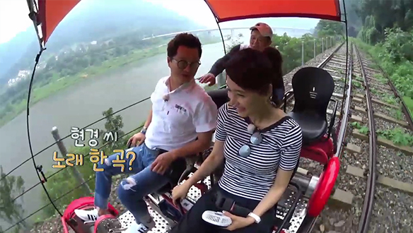 [선공개] 레일바이크 타며 추억 만드는 70년생 세 친구 클립