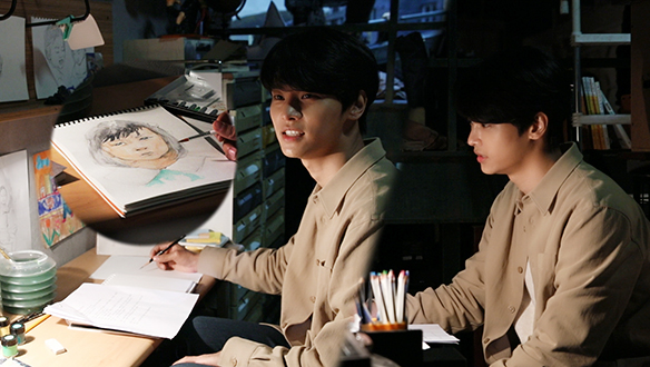 은호의 그림실력 공개!(#금손인증) <생생현장> 클립