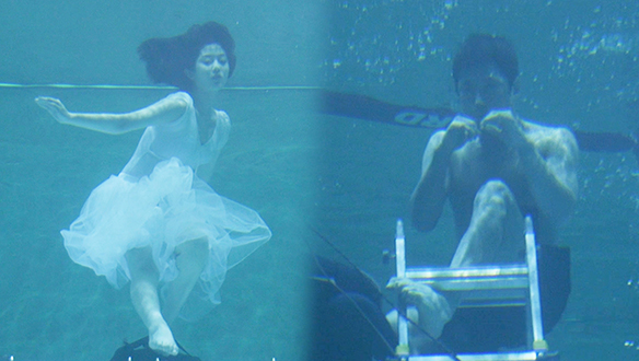 수중촬영현장! 화려한 복서로 변신한 지철과 우아한 발레리나로 변신한 영선 <생생현장> 클립