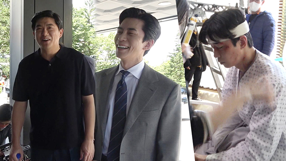 뻘쭘한 서진과 박팀장의 연기, 분장하느라 힘들었던 서진의 병원 씬 촬영 <생생현장> 클립