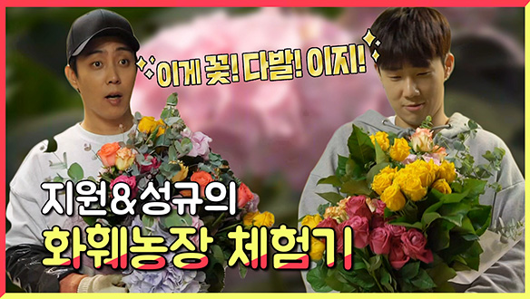 [기획영상] 지원&성규의 화훼농장 체험기 (feat.꽃 중독 말기) 클립