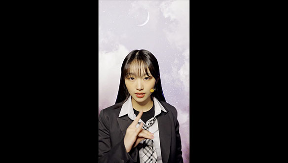 <숏폼영상> 여우 손 댄스🦊 2학년 후쿠모토 히나 클립