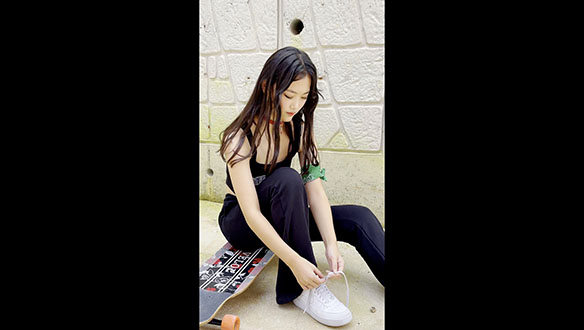 <숏폼영상> 롱보드 탈 사람! 2학년 박진현 클립