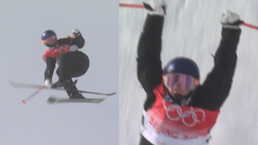 프리스타일 스키 | 여자 슬로프스타일 결승 '본인도 깜짝 놀란 4회전' 아나스타샤 타탈리나 3차 시기	 이미지