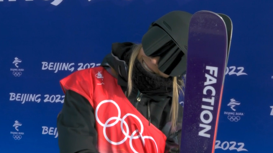 프리스타일 스키 | 여자 하프파이프 예선 켈리 실다루, 과감한 역방향 연기! 높은 점수 1차 시기 이미지