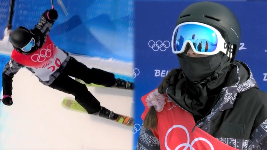 프리스타일 스키 | 여자 하프파이프 예선 김다은, 선물 같은 첫 올림픽 출전! 최선을 다한 1차 시기 이미지