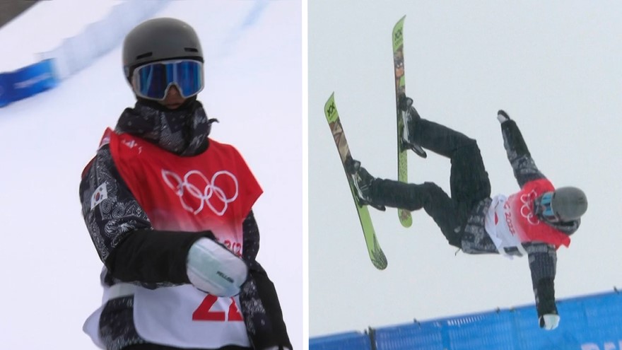 프리스타일 스키 | 남자 하프파이프 예선 '즐기고 오겠습니다!' 자신있게 기술을 펼친 이승훈의 1차 시기 이미지