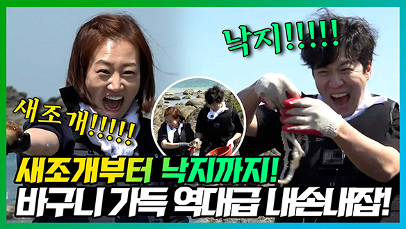 [기획영상] 😲"자기는 뭐 어부야?" 손 넣는 족족 건져 올리는 장윤정 도경완 부부! 소라, 해삼, 낙지까지 역대급 내손내잡!👍 클립