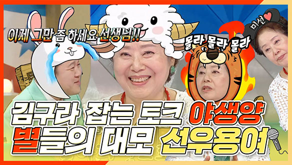 [기획영상] 🐰김구라 잡는 토크 야생양🐏 별들의 대모 선우용여 클립