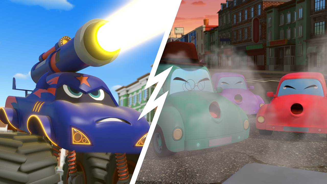 악당 몬스터 트럭을 잡아라, 꼬마구조대 출동,  슈퍼구조대! 도시를 지켜라