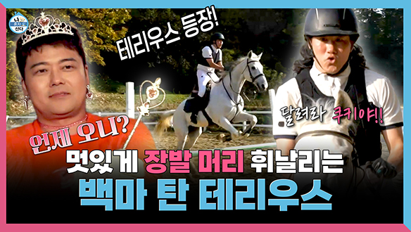 [기획영상] 멋있게 장발 머리 휘날리는🌀 백마 탄 테리우스🐎