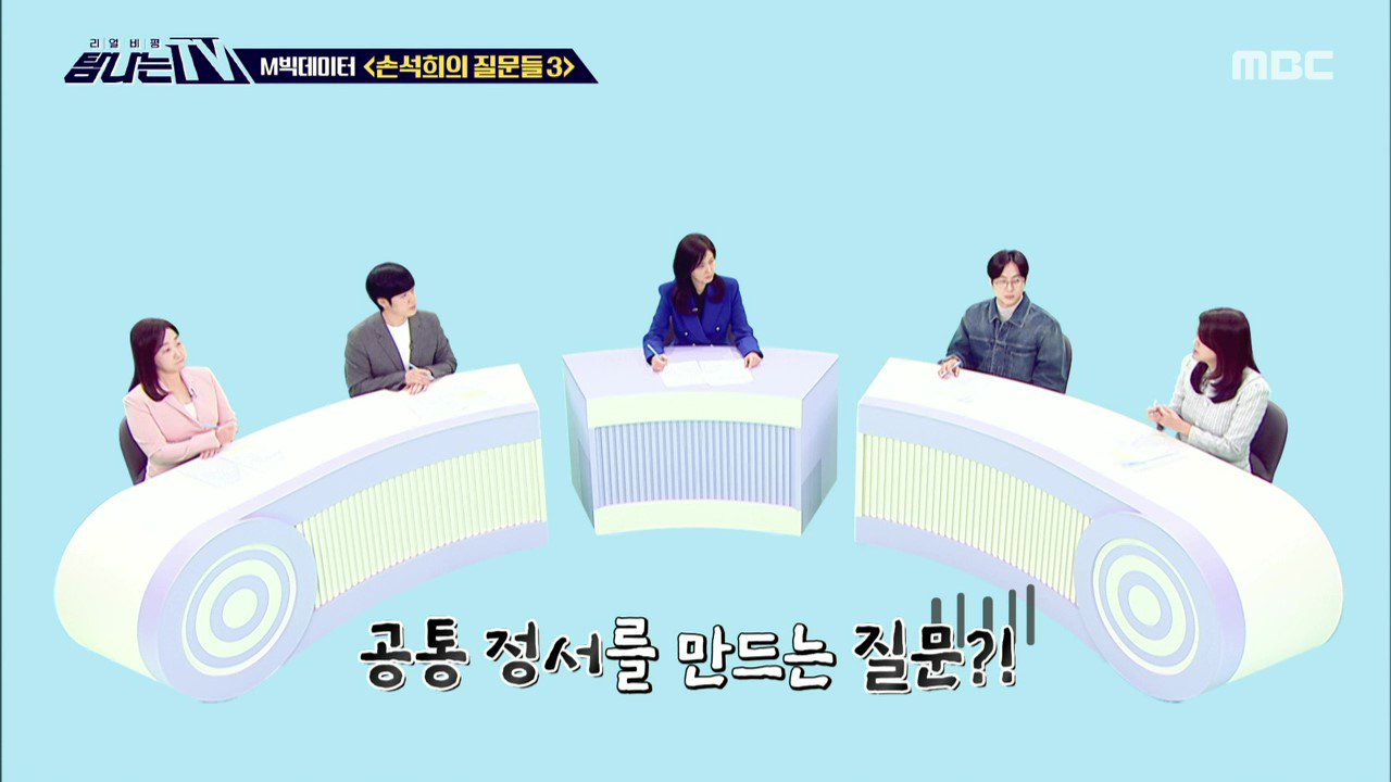 1. 시청자픽 - < MBC 프로그램 관련 키워드><br>2. M빅데이터 - <손석희의 질문들3>