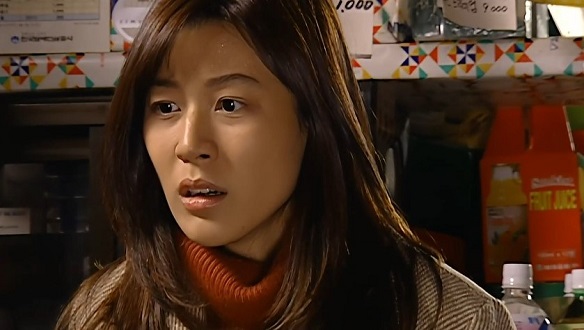 골수 기증을 권하는 지은에게 단호히 거절하는 희정