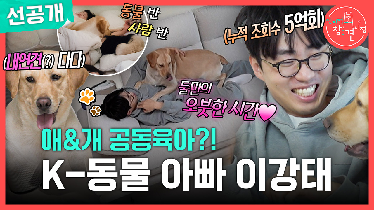 [선공개] 애&개 공동육아?! K-동물 아빠 이강태?