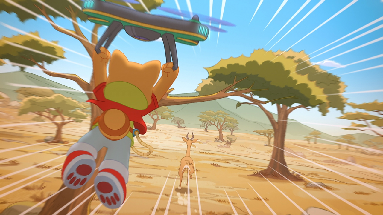 초원에서의 추격전