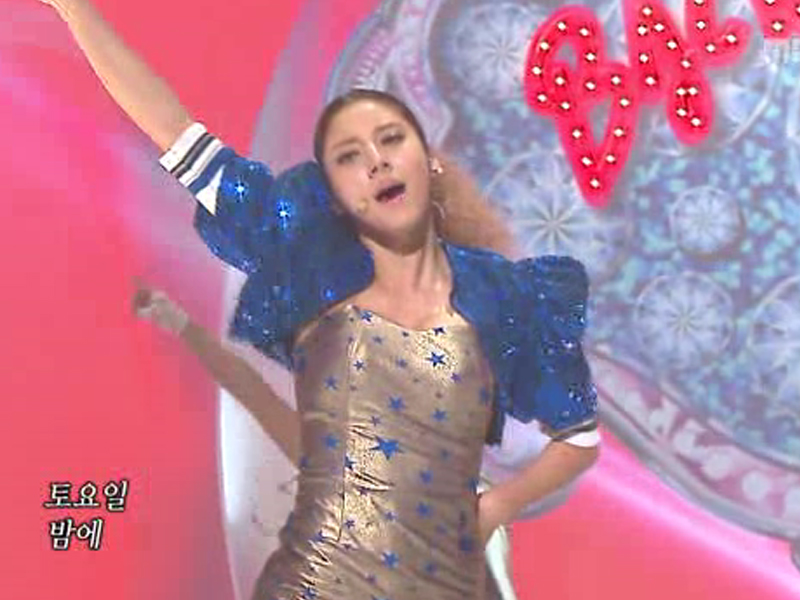 손담비『토요일 밤에』 클립 이미지