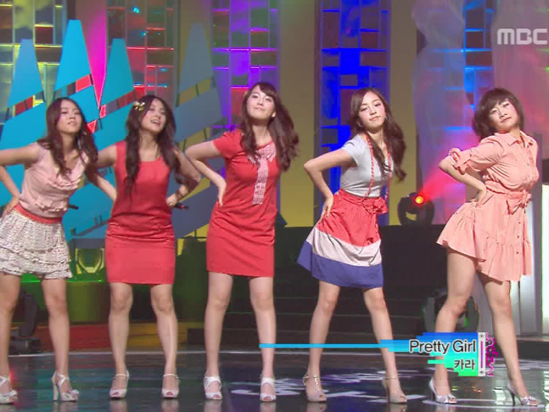 카라『Honey + Pretty Girl』 클립 이미지