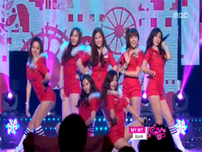 에이핑크, 크리스마스 요정 변신 "상큼발랄" 클립 이미지