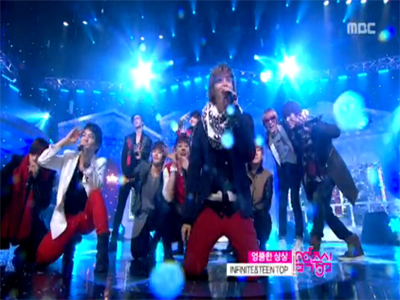 인피니트-틴탑, 크리스마스 캐럴 메들리 "누나팬 황홀" 클립 이미지