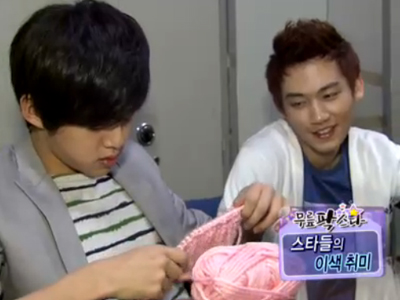 뜨개질이 취미인 유키스의 동호 클립 이미지