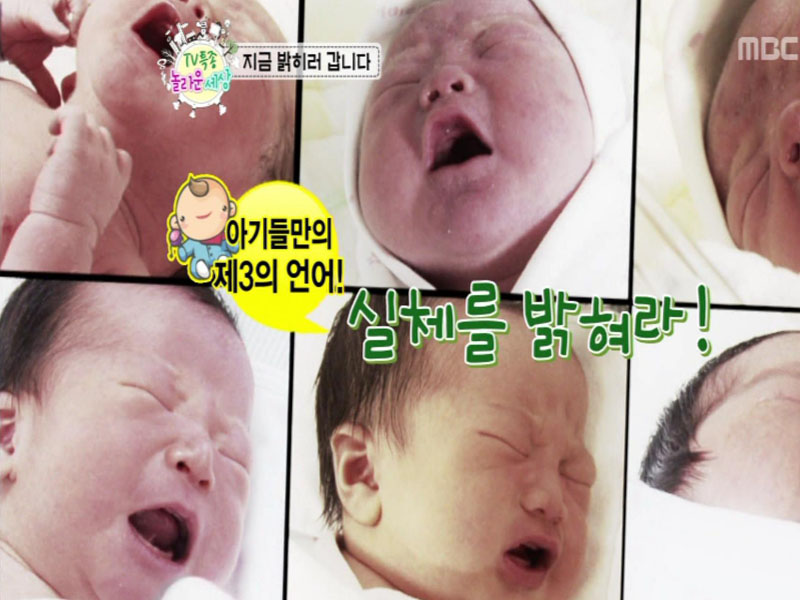 아기 울음소리에 숨겨진 실체를 찾아라!!