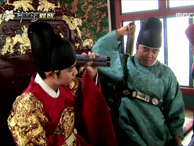 해를 품은 달 촬영현장 클립 이미지