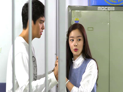 철없는 로맨스-차돌(이장우)·장미(한선화), 쇠창살도 못 막는 어린 사랑  클립 이미지