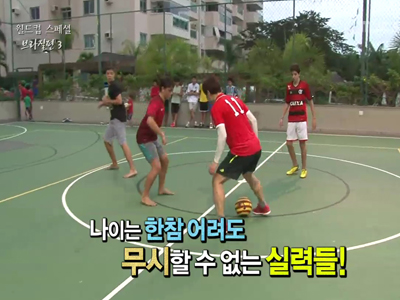 MBC 중계팀, 중계 틈틈이 현지 아이들과 풋살 경기 즐겨