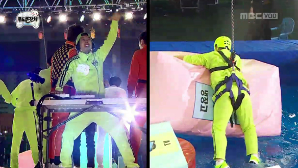 현주엽, 역시 슈퍼파워-냉장고 뽑기 성공 '대활약', 무도 큰 잔치 두 번째 클립 이미지