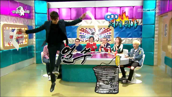 김민수 예능감 폭발-'주짓수 동작 & 탈춤' 숨겨진 예능감 발휘  클립 이미지