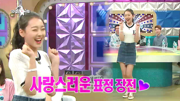 상큼한 이수민의 2배속 <Cheer Up> 댄스&우주소녀 다영의 싱크로율 100% 랜덤 댄스  클립 이미지