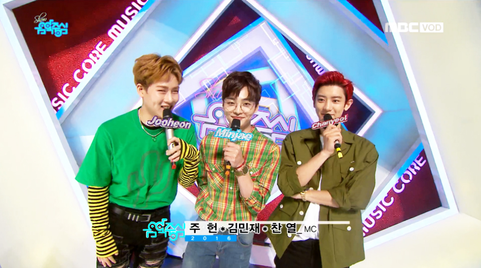 MC 훈남 3인방 - 주헌, 김민재, 찬열 클립 이미지