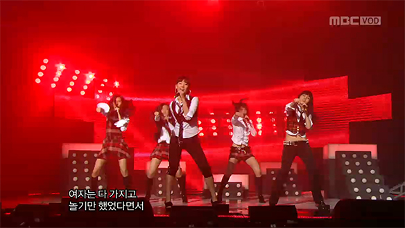 <쇼!음악중심> 원더걸스 - irony 클립 이미지