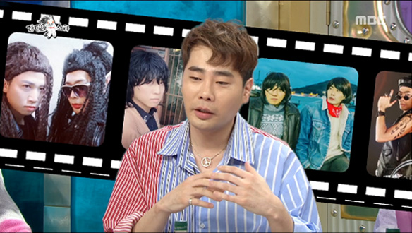 유세윤과 사후 앨범을 준비 중인 UV 뮤지 클립 이미지