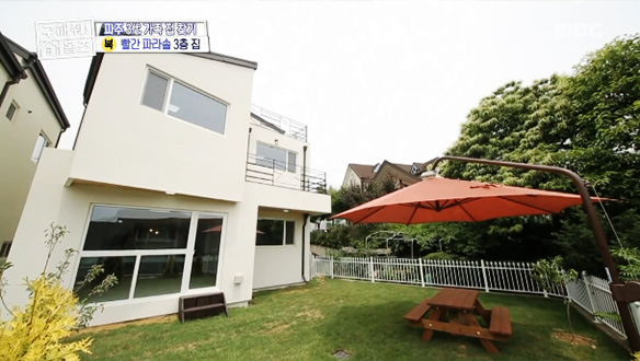 <피주 산남동 옆 집 밤나무 집> 1층 1세대 사용가능한 3층 집! 빨간 태양광 파라솔이?! 클립 이미지