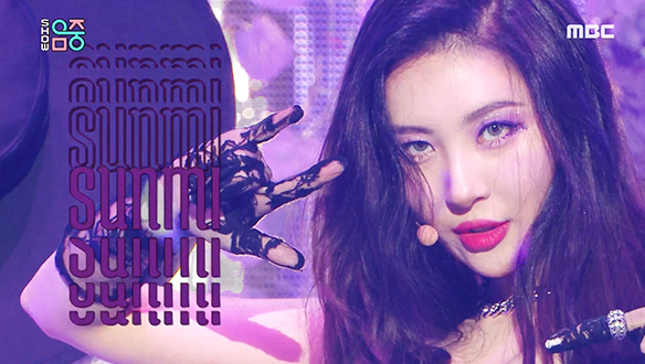 선미 - 보라빛 밤 (SUNMI - pporappippam) 클립 이미지