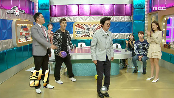 쉽지 않은 리듬체조 맛보기! 그런데 김국진이 해냅니다! 클립 이미지