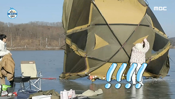 입만 열면 텐트가 박살나는 나래기 낭만(?) 캠핑 클립 이미지