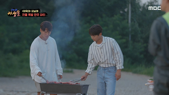 김종국&샤이니 민호가 직접 구워 더 맛있는 야생돌 한우 파티☆