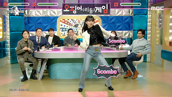 2021년 대세들의 무대! 아누팜 X 노제 오징어 리듬 게임♪ 클립 이미지