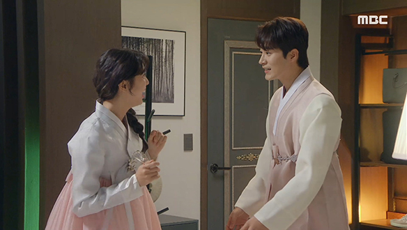 "이거 반칙이잖아"…드디어 시작된 선화(엄현경)와 재민(차서원)의 달콤한 신혼생활♥